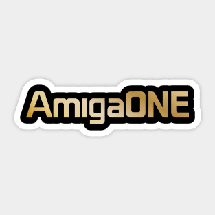 Commodore AmigaONE - Gold Sticker